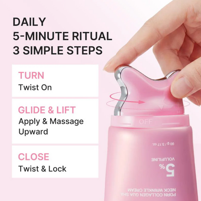 ClinSkin PDRN Collagen Gua Sha Neck Wrinkle
