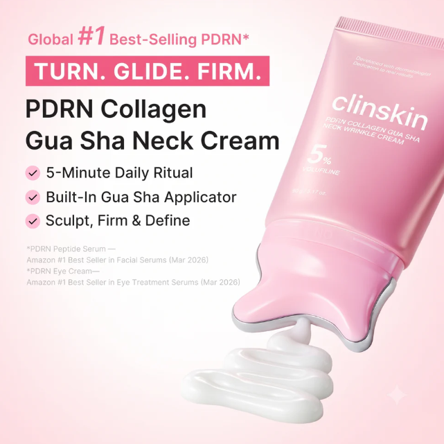 ClinSkin PDRN Collagen Gua Sha Neck Wrinkle